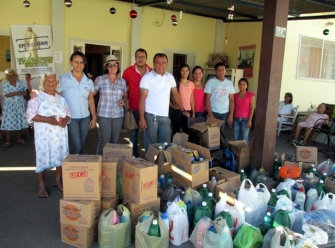 Câmpus Posse faz doação de kits de limpeza à lares de idosos da cidade