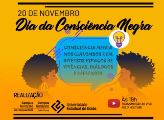 UEG Posse e Campos Belos promovem mesa redonda no Dia da Consciência Negra